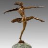 Kunst & Ambiente Art Deco Bronze Von Pierre Le Faguays - Die Amazone - Signiert Clearance