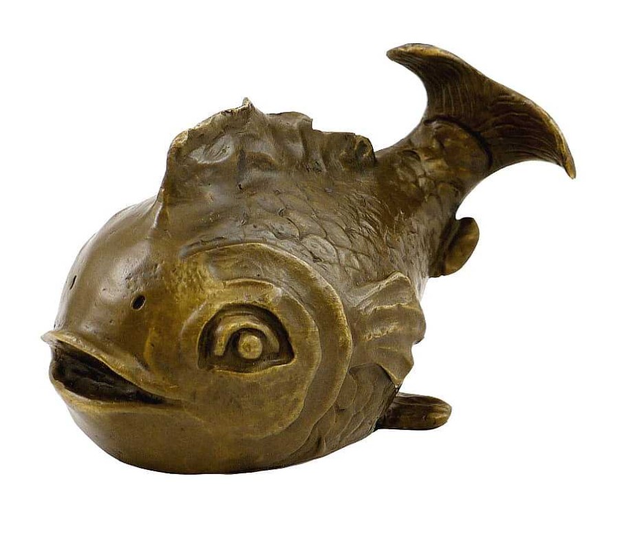 Miguel Fernando Lopez (Milo) Bronze Kunst - Niedlicher Kugelfisch - Koi, Signiert Milo Wholesale