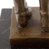 Kunst & Ambiente Erotische Mannerbronze - Cowboy Mit Erregtem Glied - Sign. New