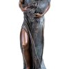 Kunst & Ambiente Bronzefigur Glucksgottin Fortuna Mit Fullhorn - Signiert Cesaro Clearance