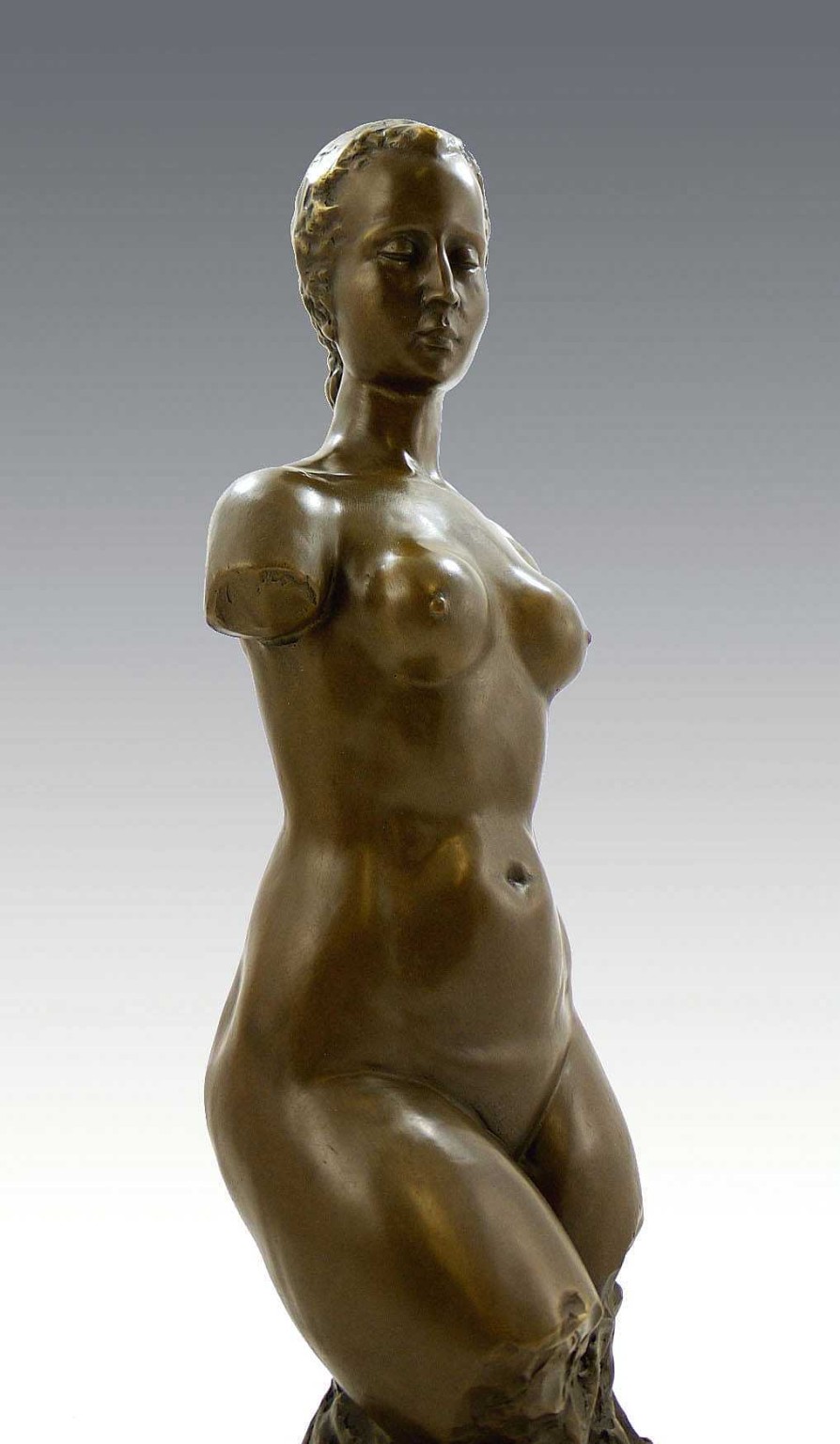 Wilhelm Lehmbruck Moderne Bronzeskulptur - Kleiner Weiblicher Torso (1910) W. Lehmbruck Hot