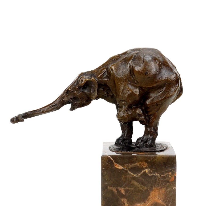 Rembrandt Bugatti Bettelnder Elefant (1908) - Rembrandt Bugatti - Bronzeskulptur Best