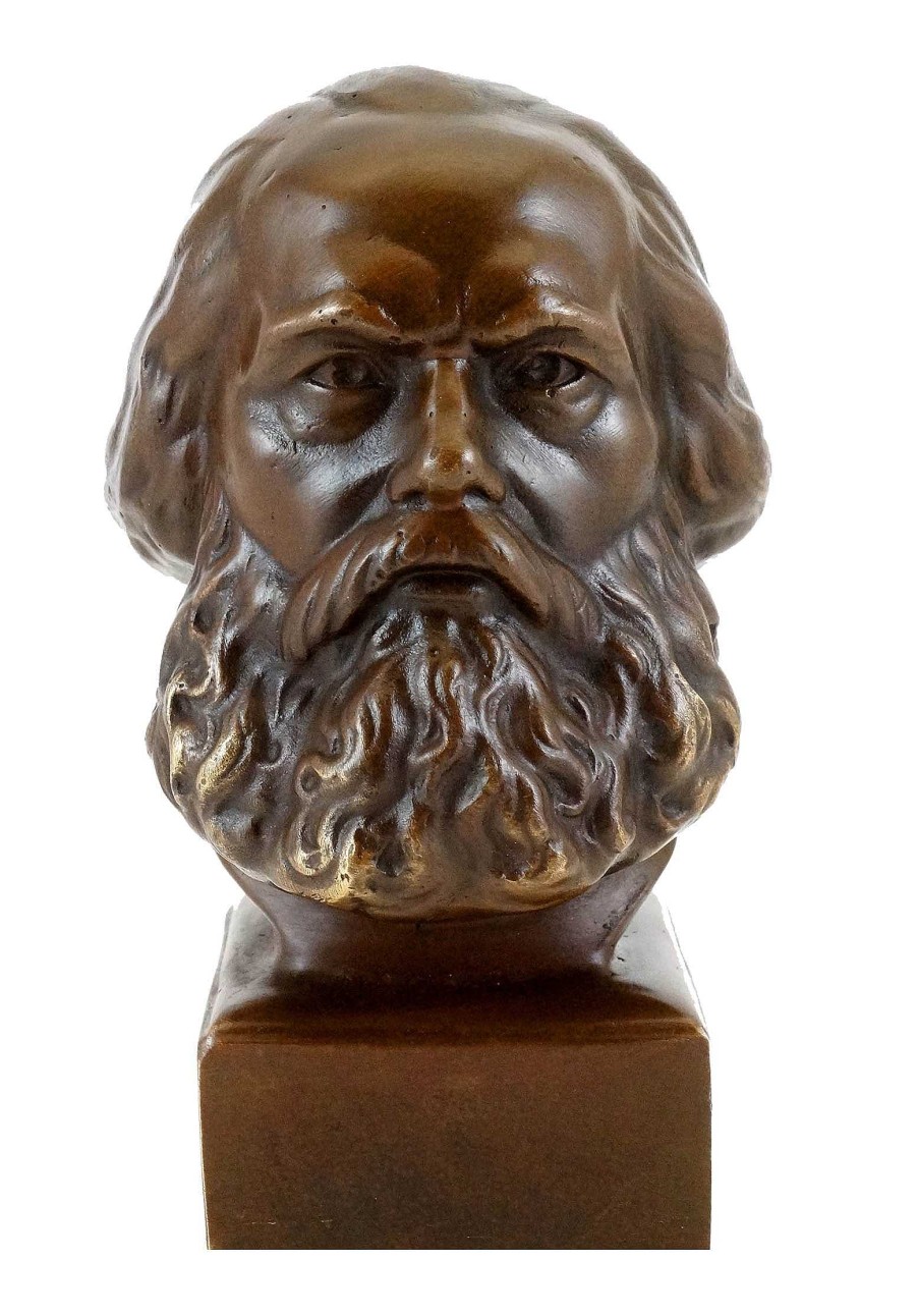 Kunst & Ambiente Bronze Buste - Kopf - Karl Marx Buste - Signiert Wholesale