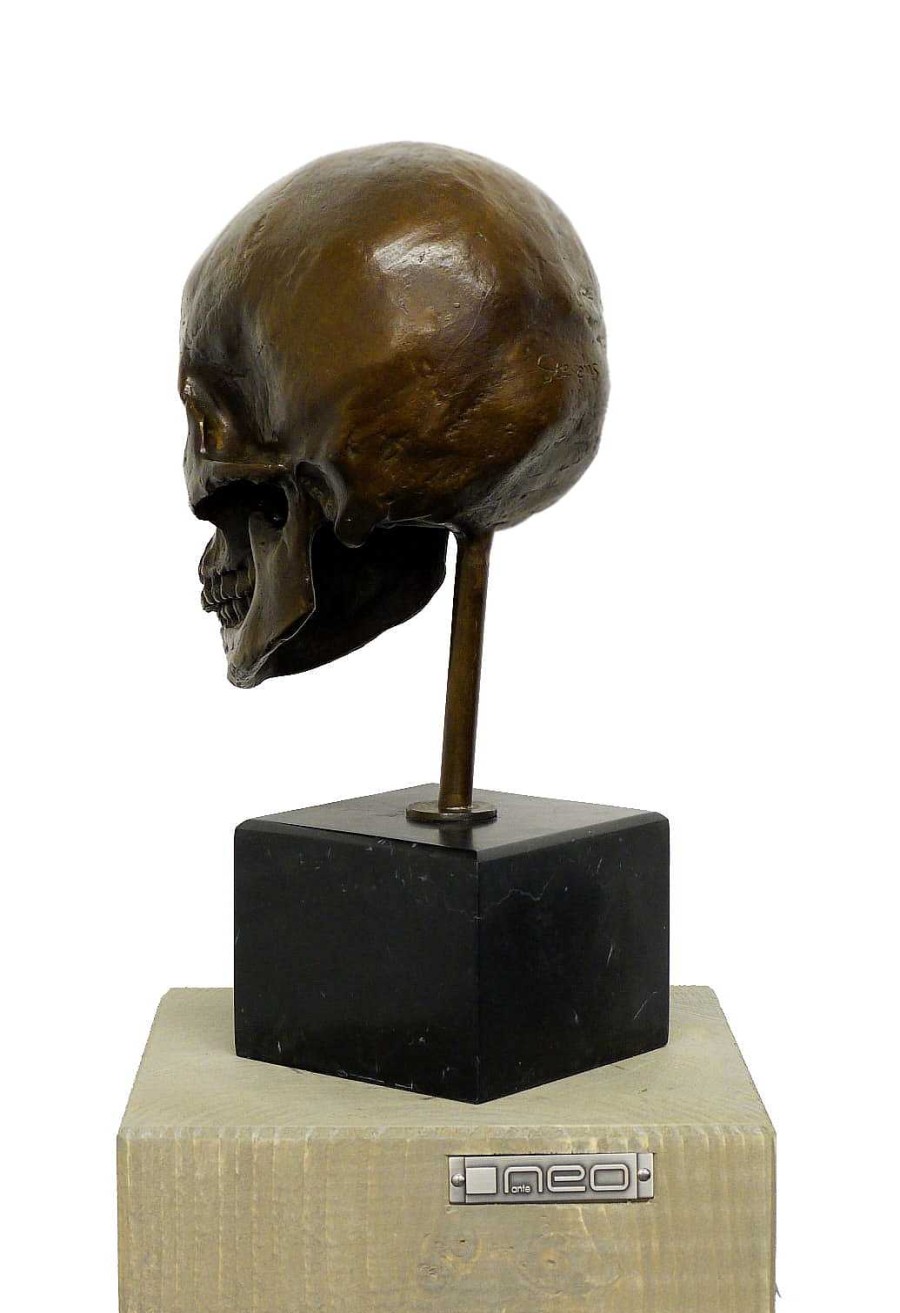 Alfred Stevens Totenkopf - Moderne Kunstlerbronze, Signiert A. Stevens Clearance