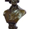 Kunst & Ambiente Friedrich Ii. Der Grose - Fritz Bronze Buste Mit Kleinhut - Signiert Online