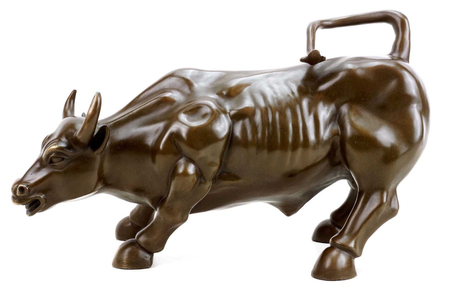 Miguel Fernando Lopez (Milo) Charging Bull / Skulptur - Borsenstier Kaufen Aus Bronze - New York - Signiert Wholesale