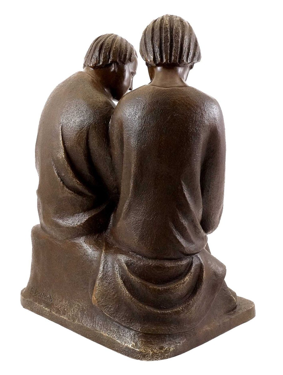 Ernst Heinrich Barlach Bronzeskulptur - Die Lesenden Monche Iii - Ernst Barlach Wholesale