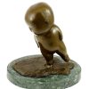 Martin Klein Moderne Bronzefigur - Taumelnder Fat Boy - Sign. M. Klein Clearance