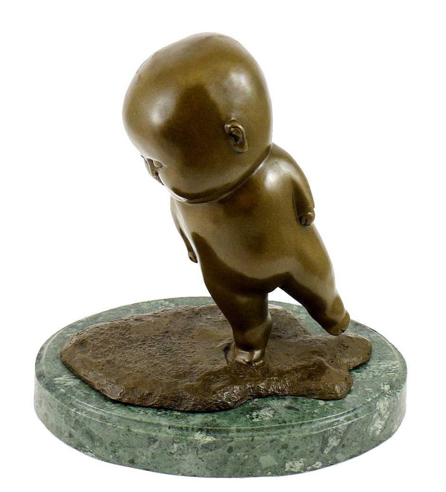 Martin Klein Moderne Bronzefigur - Taumelnder Fat Boy - Sign. M. Klein Clearance