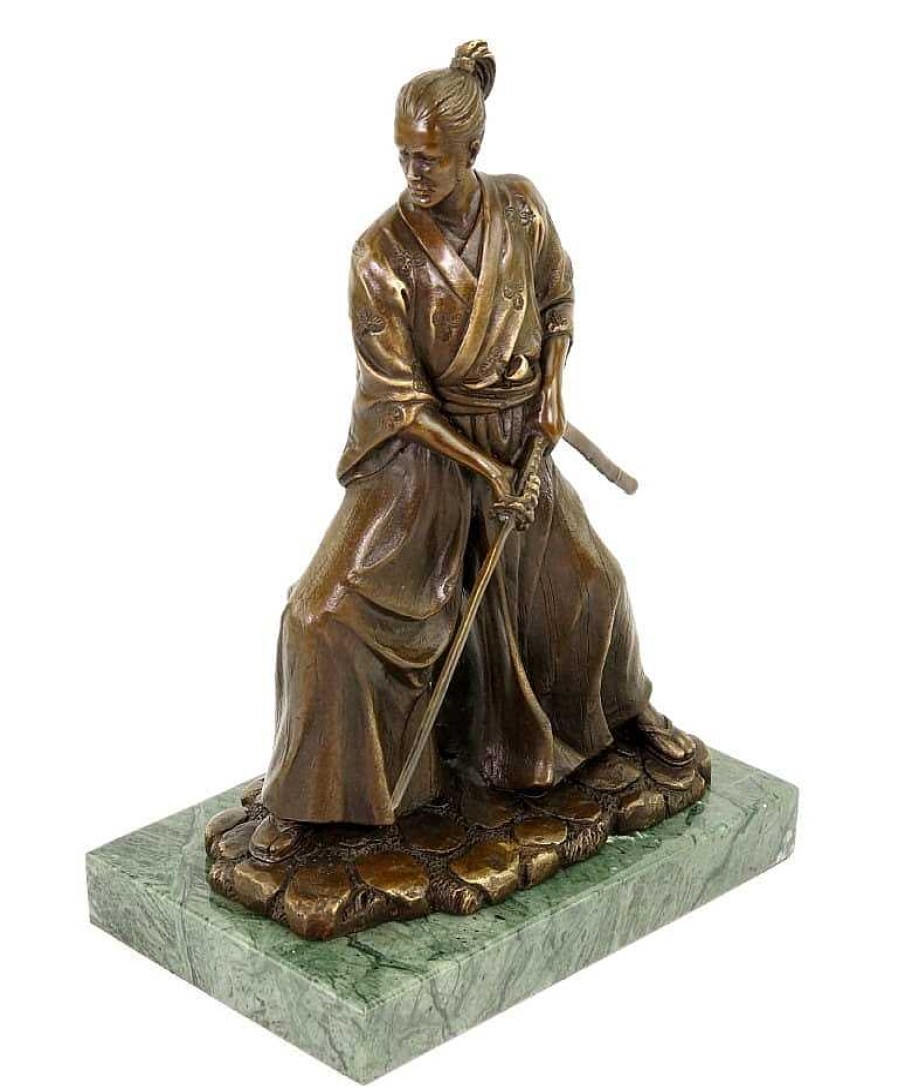 Miguel Fernando Lopez (Milo) Samurai Mit Schwert - Limitierte Bronzestatue - Signiert Milo Wholesale