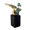 Kunst & Ambiente Modern Art - The Sitting One - Moderne Bronzefigur - Signiert Nick Clearance