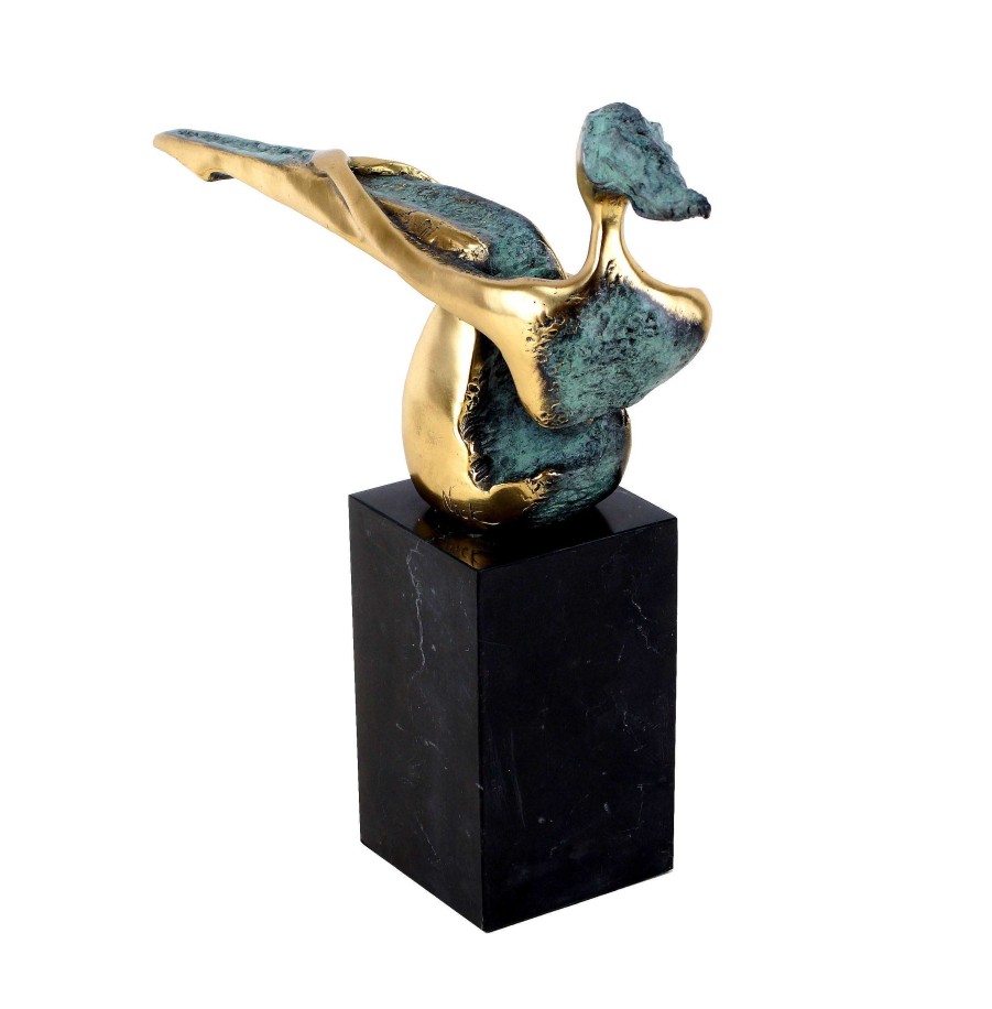 Kunst & Ambiente Modern Art - The Sitting One - Moderne Bronzefigur - Signiert Nick Clearance