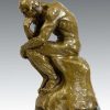 Auguste Rodin Grose Bronzeskulptur - Der Denker - Von Auguste Rodin New