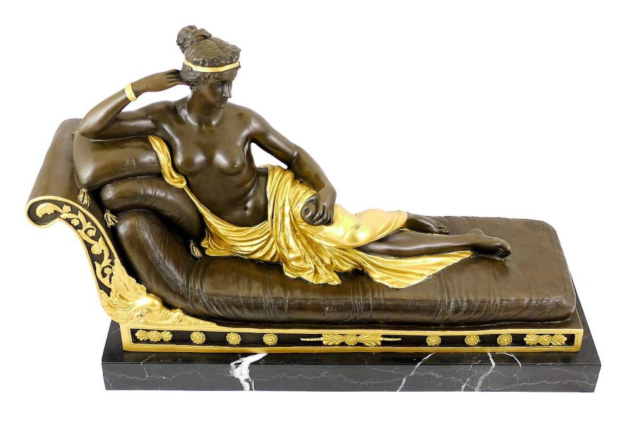 Kunst & Ambiente Bronzefigur - Pauline Bonaparte Als Venus - Antonio Canova Online