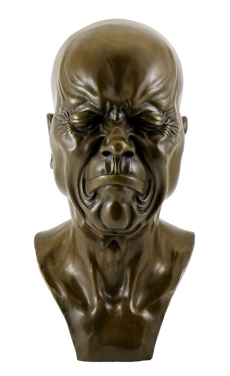 Franz Xaver Messerschmidt Bronze Kopf - Zusammengekniffenen Augen - Franz Xaver Messerschmidt New