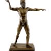 Bertel Thorvaldsen Mythologie Bronzeskulptur - Zeus - Signiert B. Thorvaldsen New