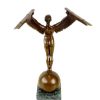 Amedeo Gennarelli Icarus Art Deco Skulptur Aus Bronze - Signiert Gennarelli Clearance