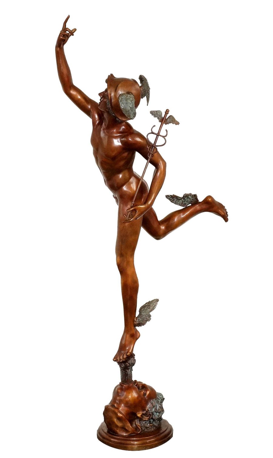 Kunst & Ambiente Grosbronze - Hermes Der Gotterbote - Signiert Giambologna Hot