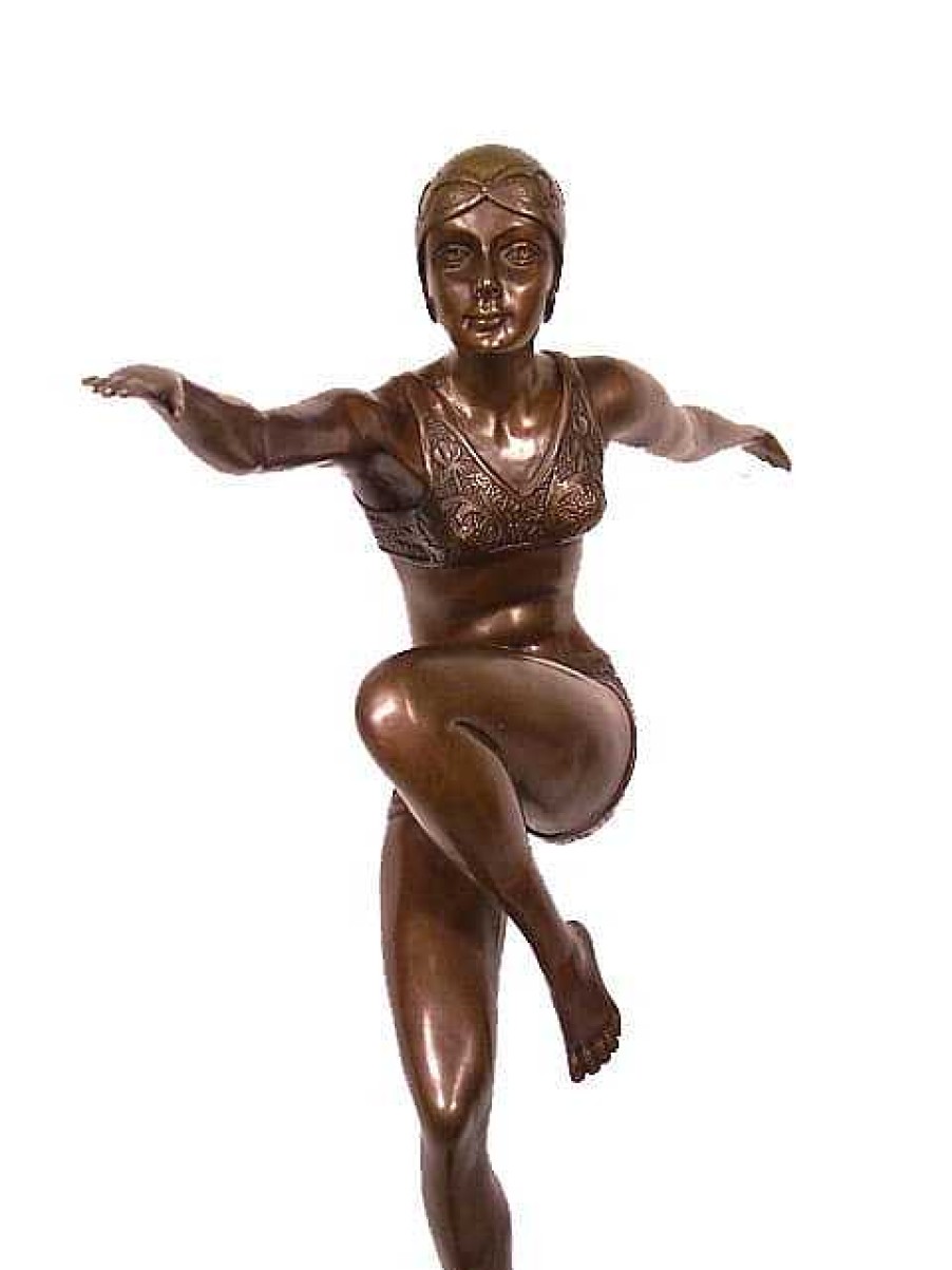 Johann Philipp Ferdinand Preiss Art Deco Bronzefigur - Con Brio - Ferdinand Preiss Online