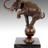 Rembrandt Bugatti Elefant Auf Kugel - Tierskulptur - Rembrandt Bugatti Clearance