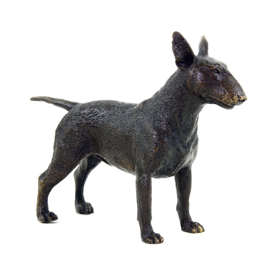 Miguel Fernando Lopez (Milo) Tierfigur - Bullterrier - Hundestatue - Milo - Bronze Miniatur - Hund Hot