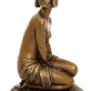 Amedeo Gennarelli Art Deco Bronze Akt - Aspasie - Signiert A. Gennarelli Best