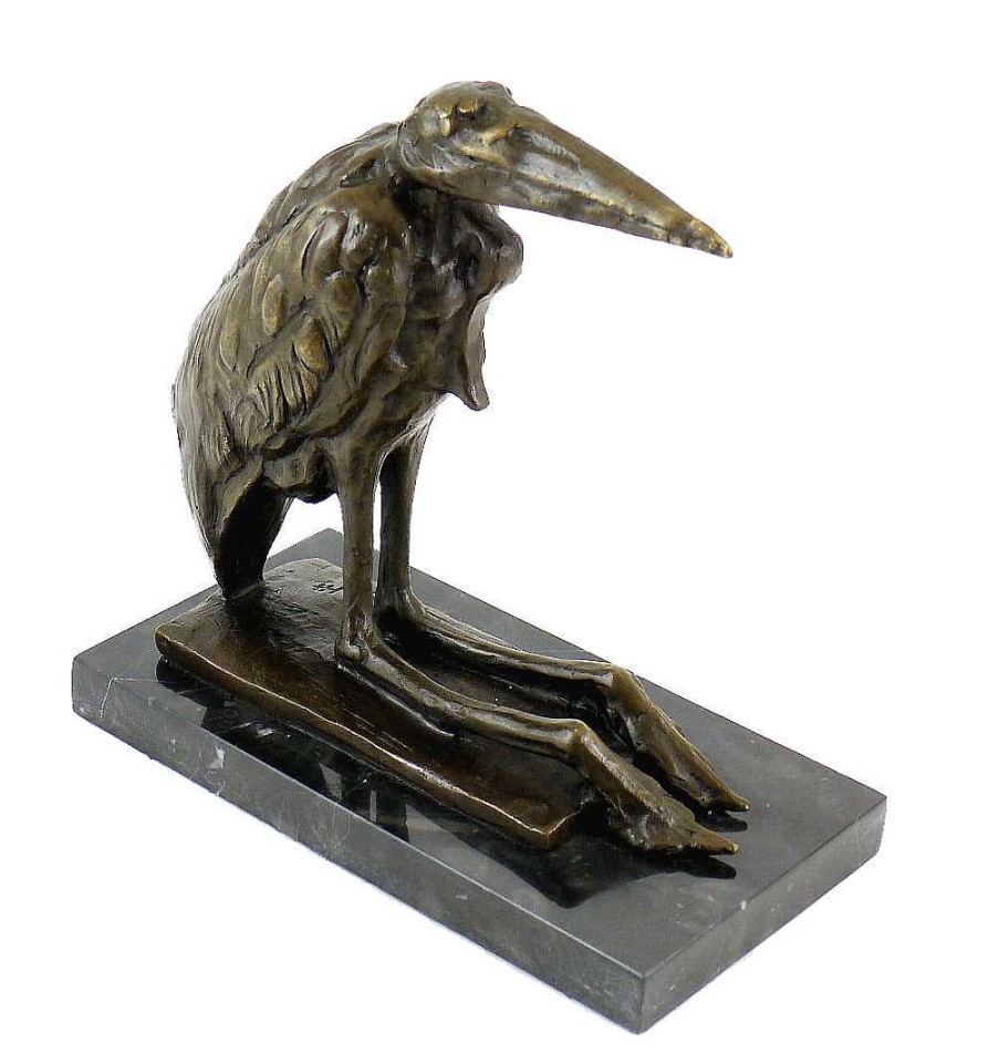 Rembrandt Bugatti Bronzefigur - Marabu / Afrikanischer Storch - Rembrandt Bugatti Hot