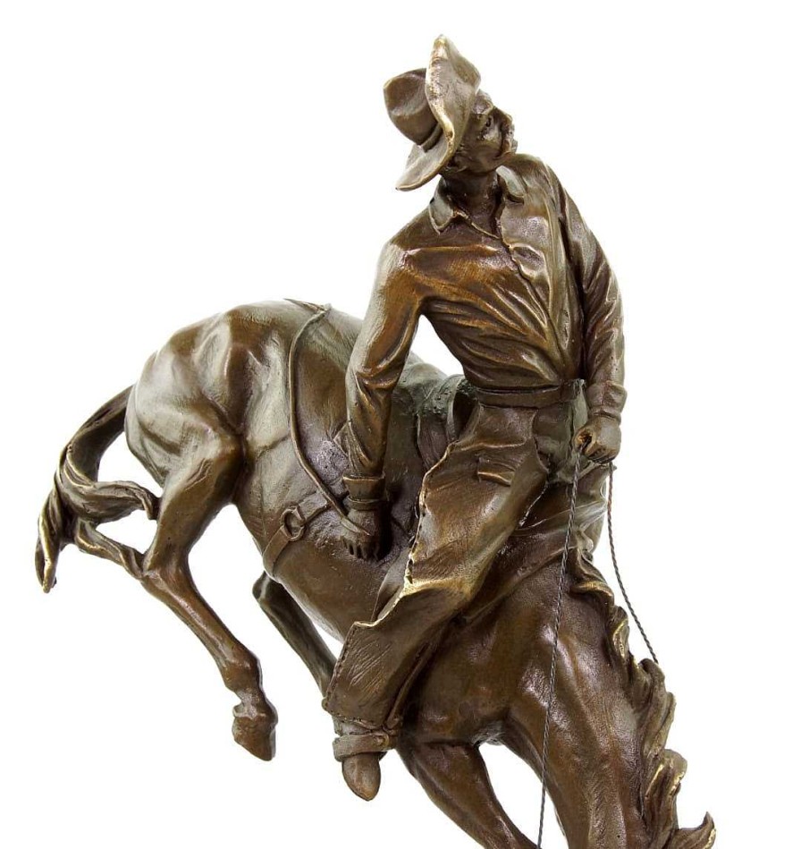 Frederic Remington The Outlaw - Limitierte Pferdestatue - Signiert Frederic Remington Hot