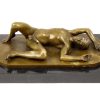 Kunst & Ambiente Erotische Bronze- Aktbronze- Liegender Jungling- Sign. M. Nick Wholesale