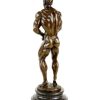 Miguel Fernando Lopez (Milo) Bodybuilder Figur Arni Aus Bronze - Trophae - Pokal - Signiert Milo Hot