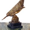 Kunst & Ambiente Art Deco Bronze (Der Komet) Auf Marmor Signiert Guiraud Riviere Online