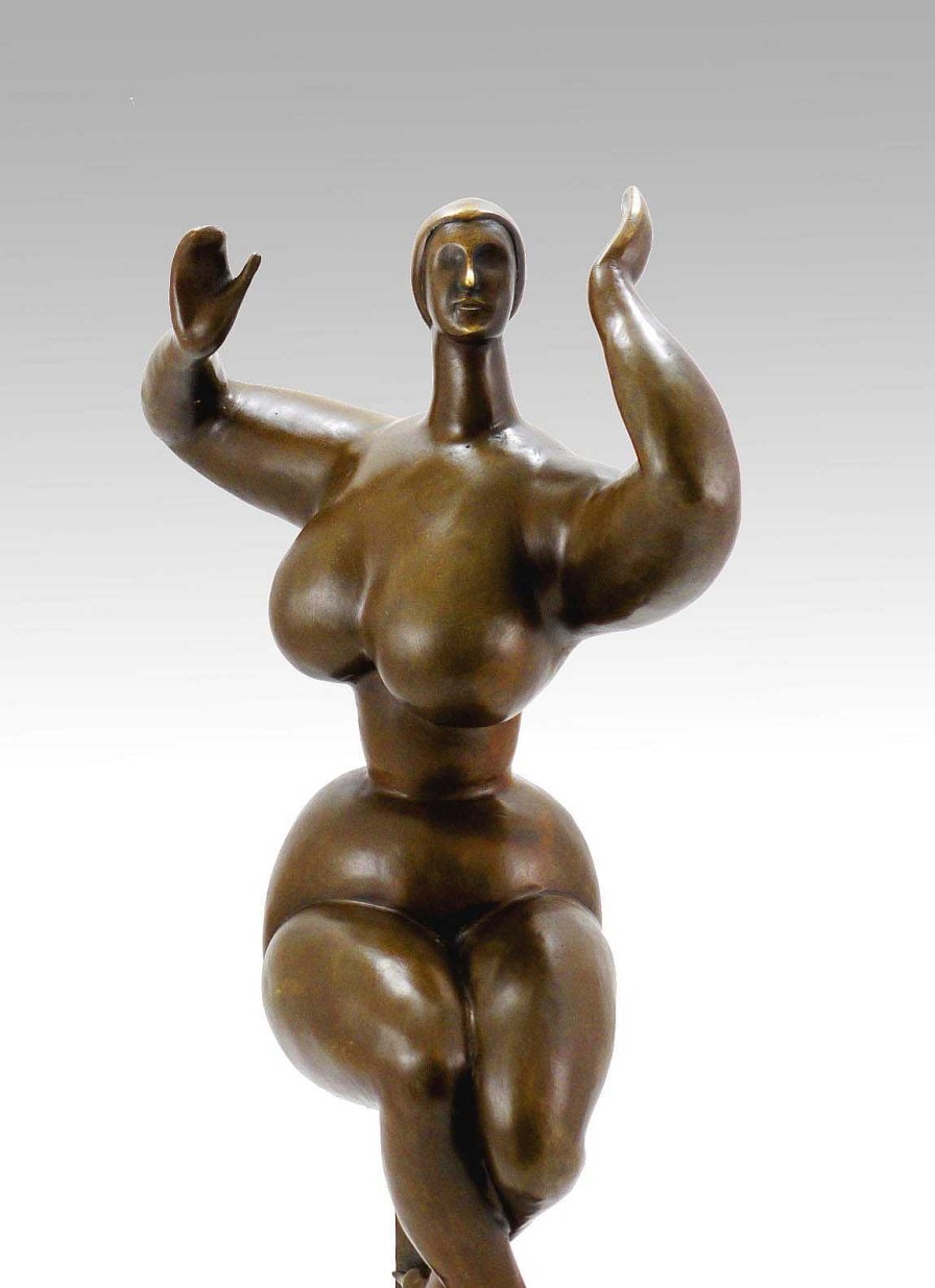 Gaston Lachaise Sitzende Frau Mit Angehobenen Armen - Signiert Gaston Lachaise Hot