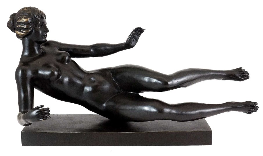 Aristide Maillol Bronzeskulptur - Aristide Maillol - L'Air - Air 1939 - Signiert New