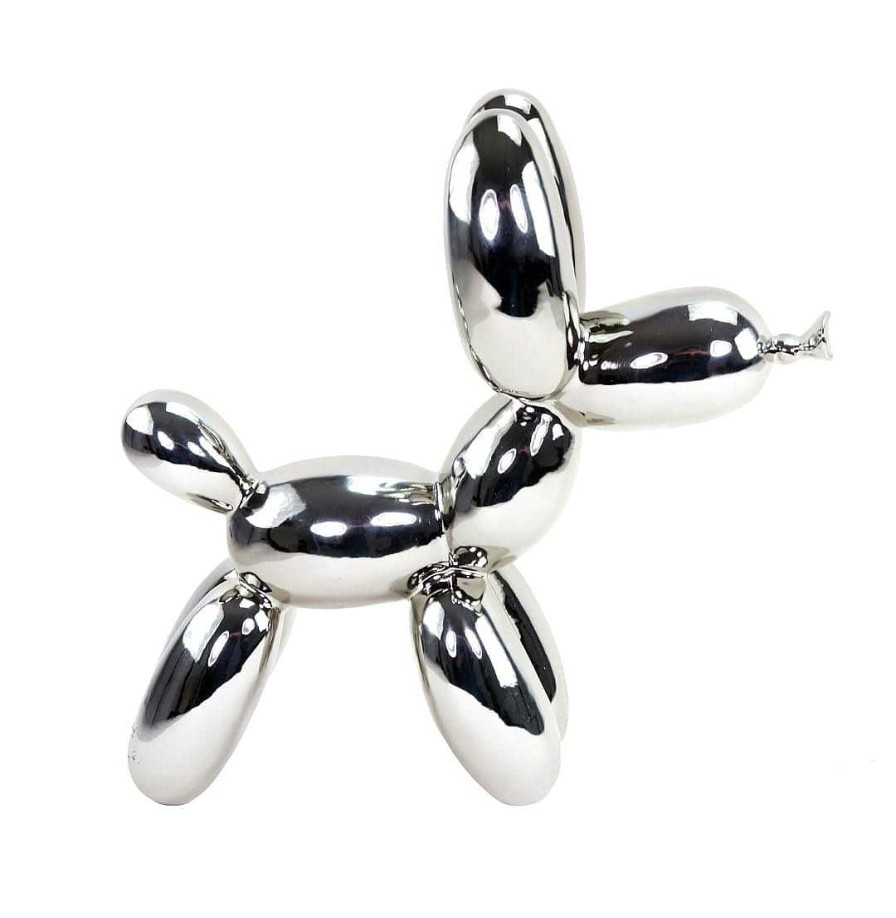 Kunst & Ambiente Balloon Dog - Silber - Jeff Koons - Moderne Bronzeskulptur Wholesale