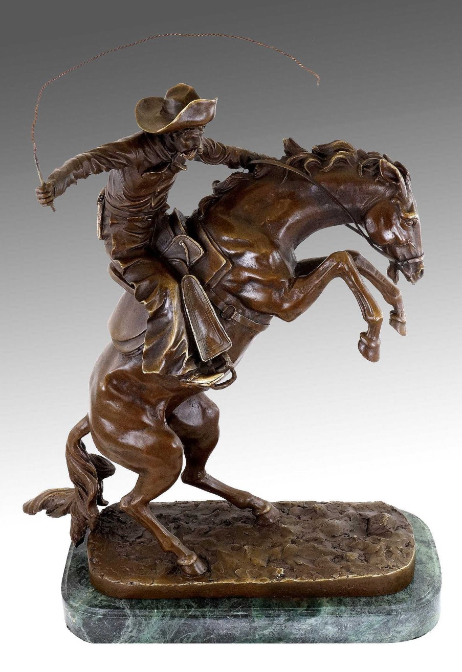 Frederic Remington The Bronco Buster - Bronzefigur - Frederic Remington Clearance