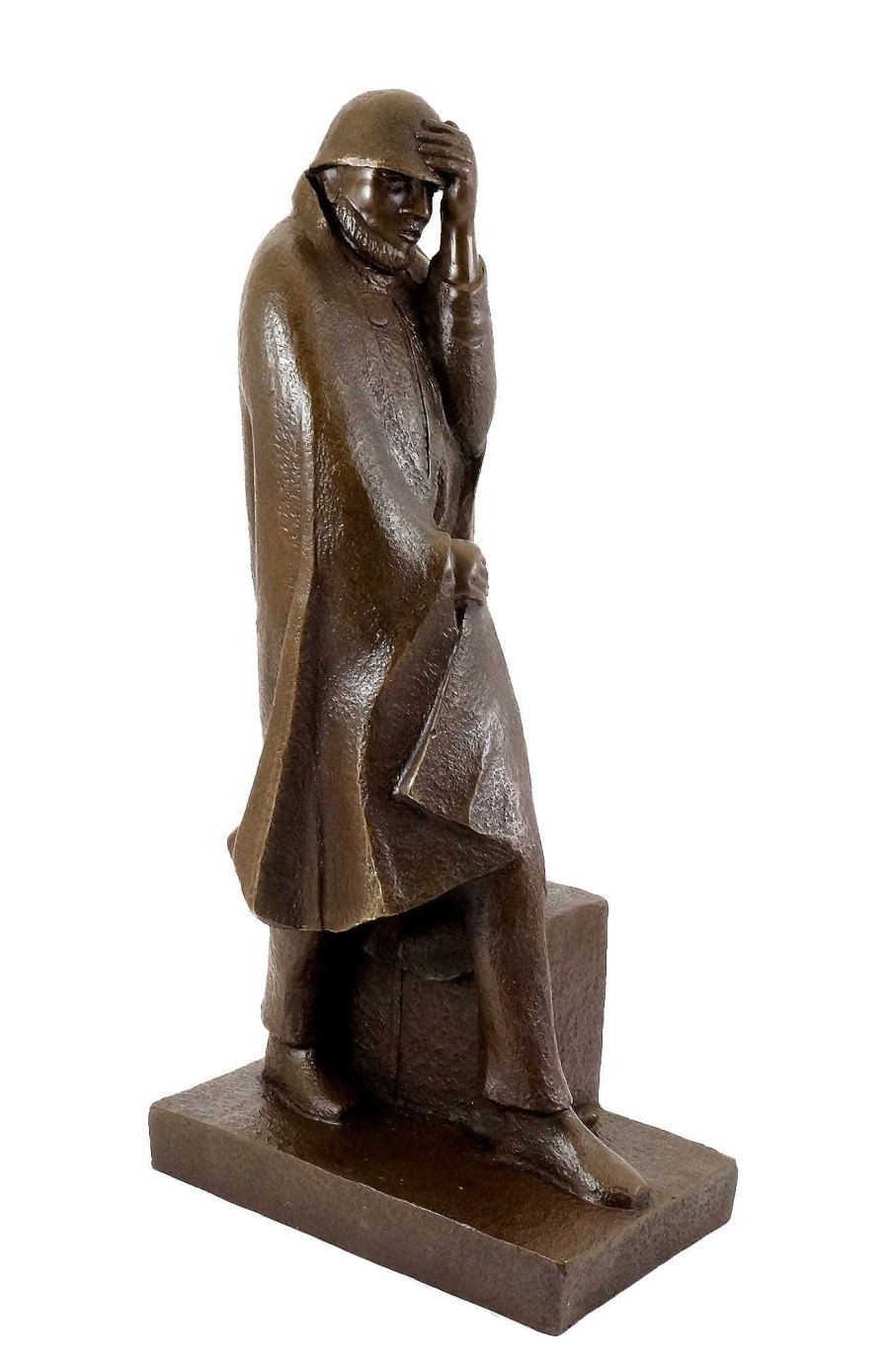 Ernst Heinrich Barlach Bronzestatue - Wanderer Im Wind (1934) - Ernst Barlach Clearance