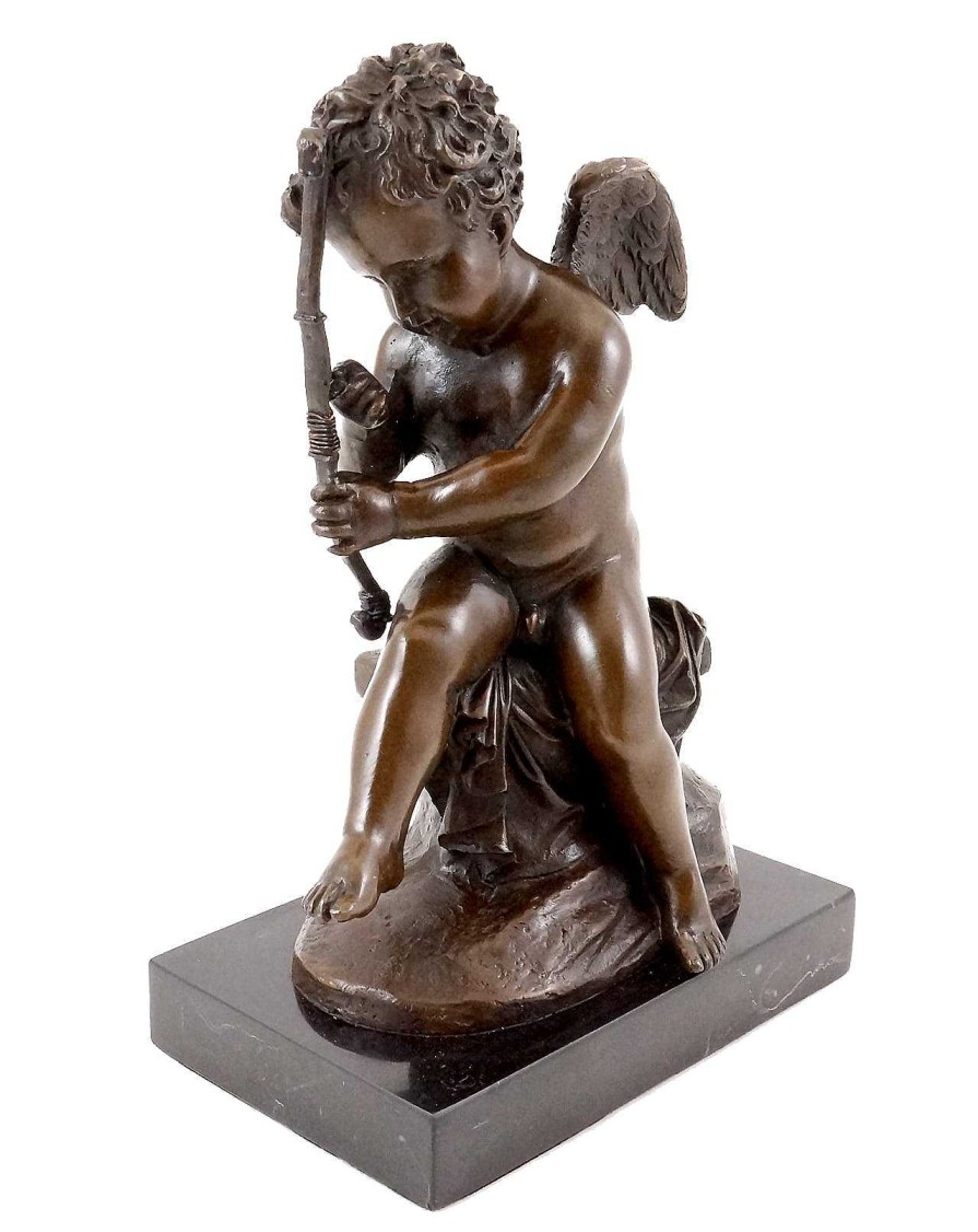 Kunst & Ambiente Bronzefigur - Amor / Gott Der Liebe / Cupido - Sign. Charles Louchet Clearance