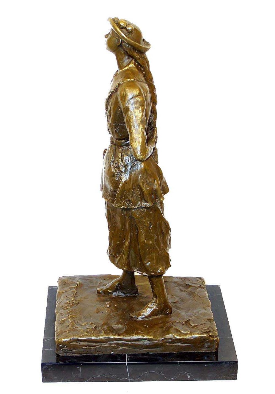 Edgar Degas Das Schulmadchen - Edgar Degas - Bronzeskulptur Online