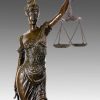 Kunst & Ambiente Grosbronze - Justitia Gottin Der Gerechtigkeit Signiert - Mayer Online