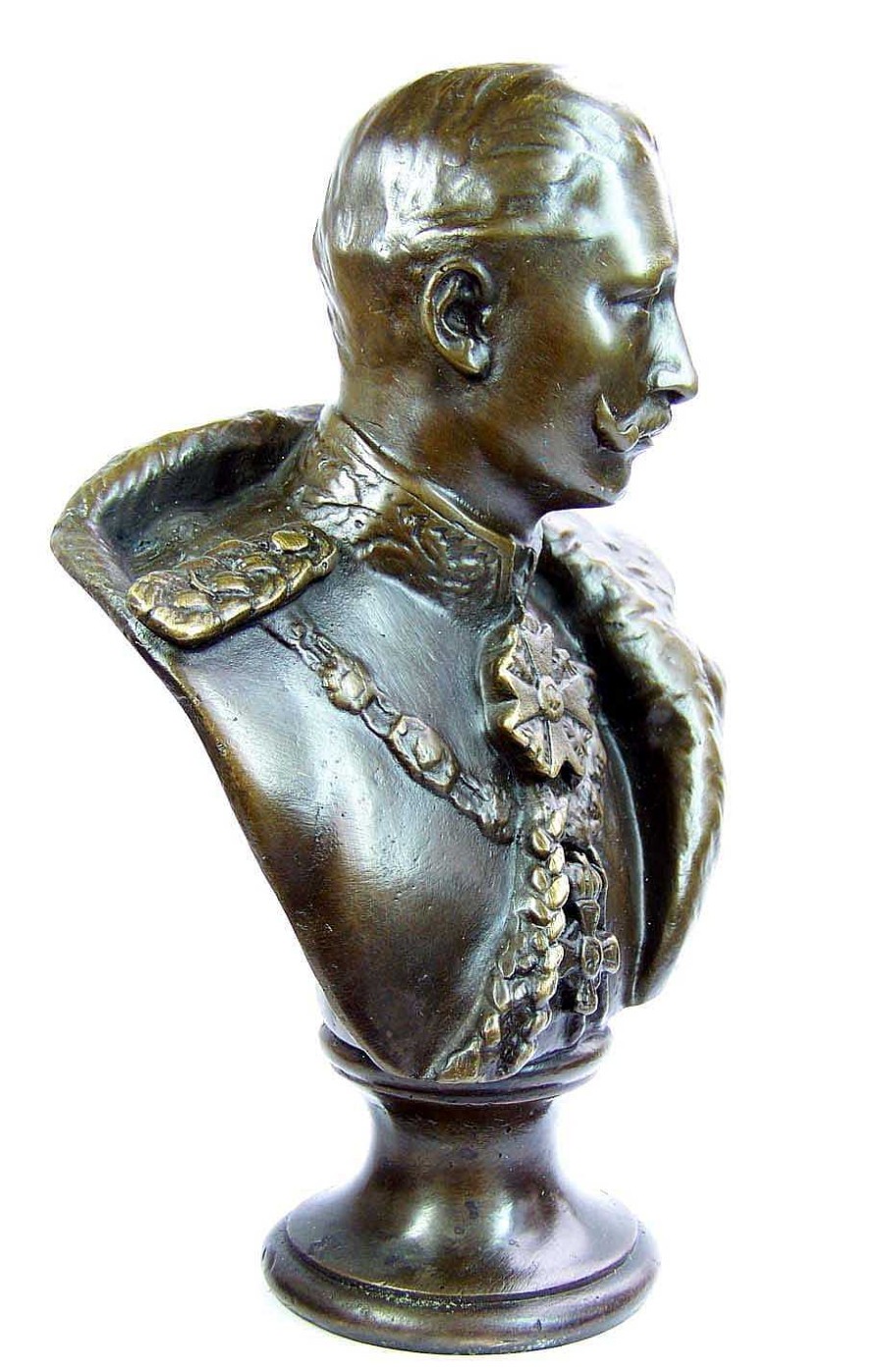 Kunst & Ambiente Kaiser Wilhelm Der 2. - Bronze Buste Deutsches Kaiserreich - Signiert Clearance