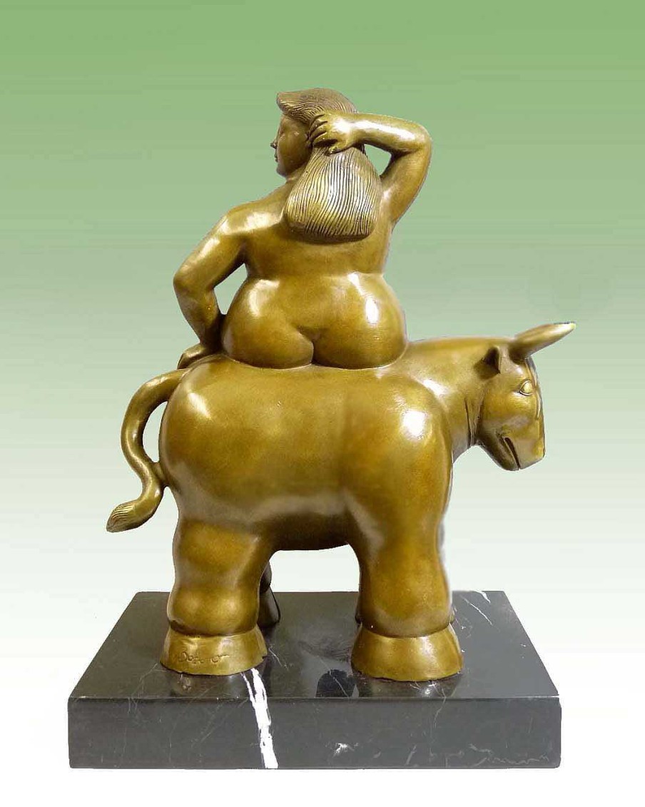 Fernando Botero Prachtige Bronzeskulptur - Rapto De Europe - Fernando Botero Hot