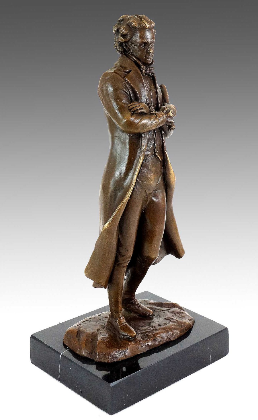 Miguel Fernando Lopez (Milo) Bronzefigur - Franz Peter Schubert - Milo - 100 % Bronze Hot