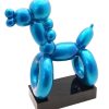 Kunst & Ambiente Blaue Fiberglasfigur - Balloon Dog - Hommage An Jeff Koons New