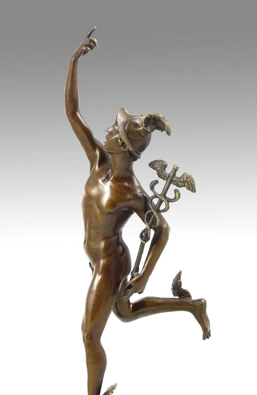 Kunst & Ambiente Hermes Bronzefigur - Giambologna - Griechische Legende New