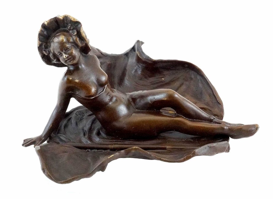 Franz Bergmann Wiener Bronze - Aufklappbare Erotik-Figur - Bergmann-Stempel Hot