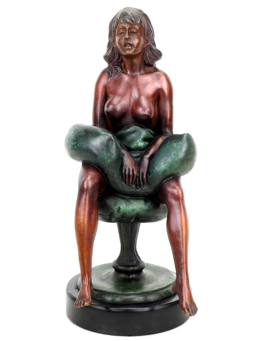 Kunst & Ambiente Erotik Girl Betty - Signiert J. Patoue - Erotische Skulptur Aus Bronze Wholesale