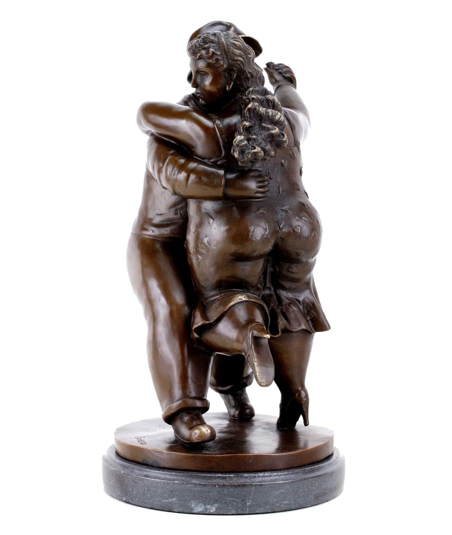 Fernando Botero Moderne Bronzefigur - Tanzendes Paar Ii - Signiert - Fernando Botero Clearance