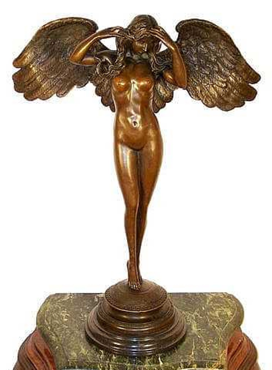 Adolph Alexander Weinman Bronzeskulptur - Descending Night - Adolph Alexander Weinman Hot