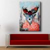 Martin Klein Urban Hipster Deer Witziges Tierbild Martin Klein Modernes Gemalde New