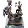 Kunst & Ambiente Erotik Wiener Bronze -Faun/ Satyr Fahrt Jungfrau Auf Schubkarre Online